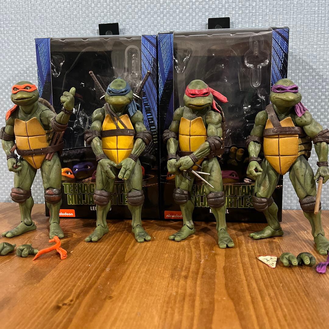 NECA ミュータントタートルズ　4体セット