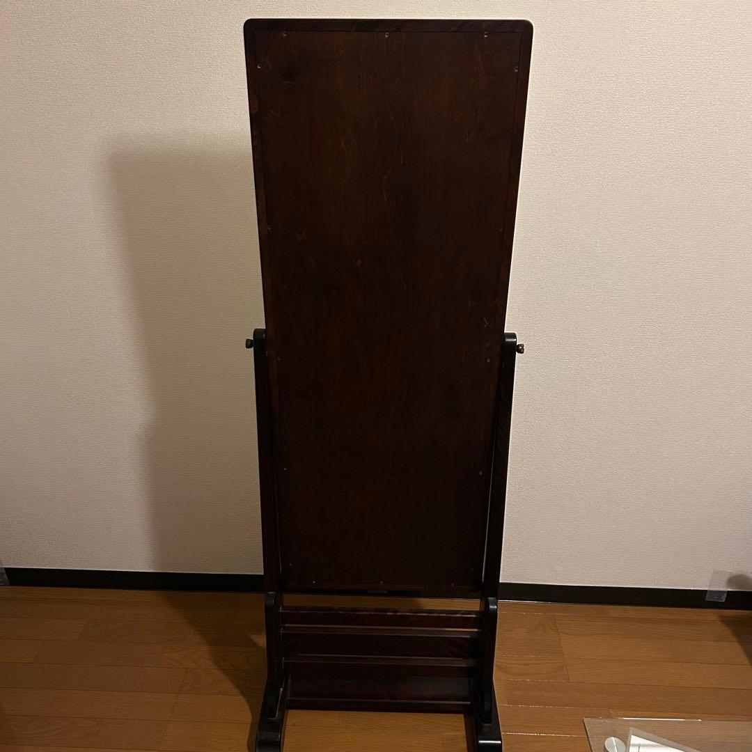 北海道民芸家具 姿見 全身鏡 スタンドミラー ウォールミラー 鏡