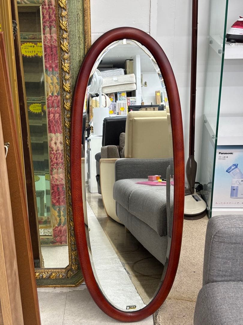 Karimoku カリモク家具 壁掛けミラー 鏡