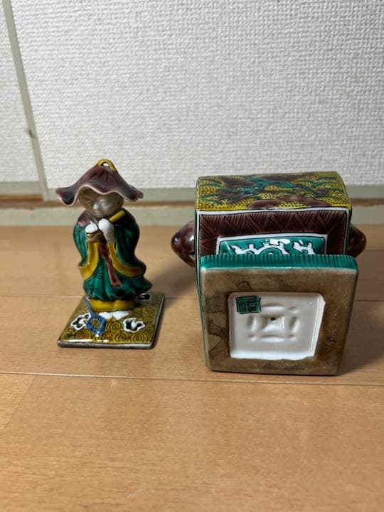 281 九谷焼　香炉　時代物　古美術品