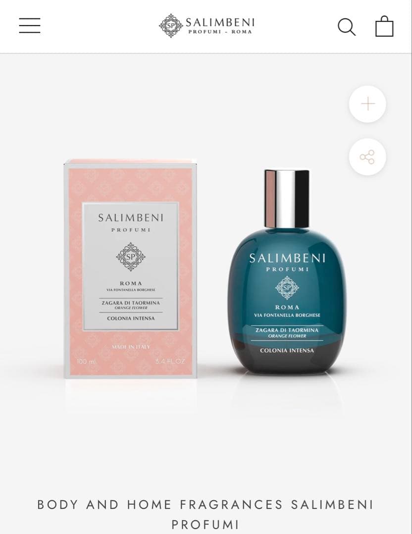 新品未使用 サリンべー二 SALIMBENI 香水 イタリア オーデコロン