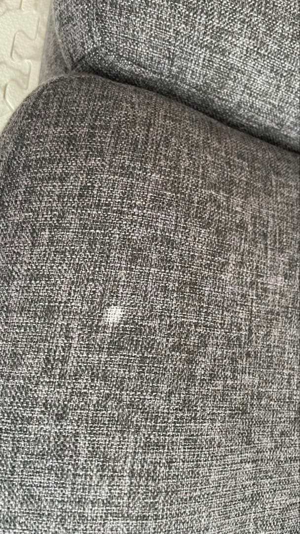 LMWYA ロウヤのダークグレー コーナーソファ 5クッション付き