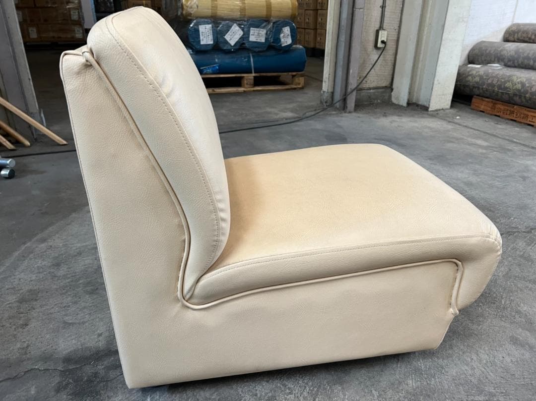 業務用 シングルソファ ベージュ 一人掛け 店舗家具 ダイニング