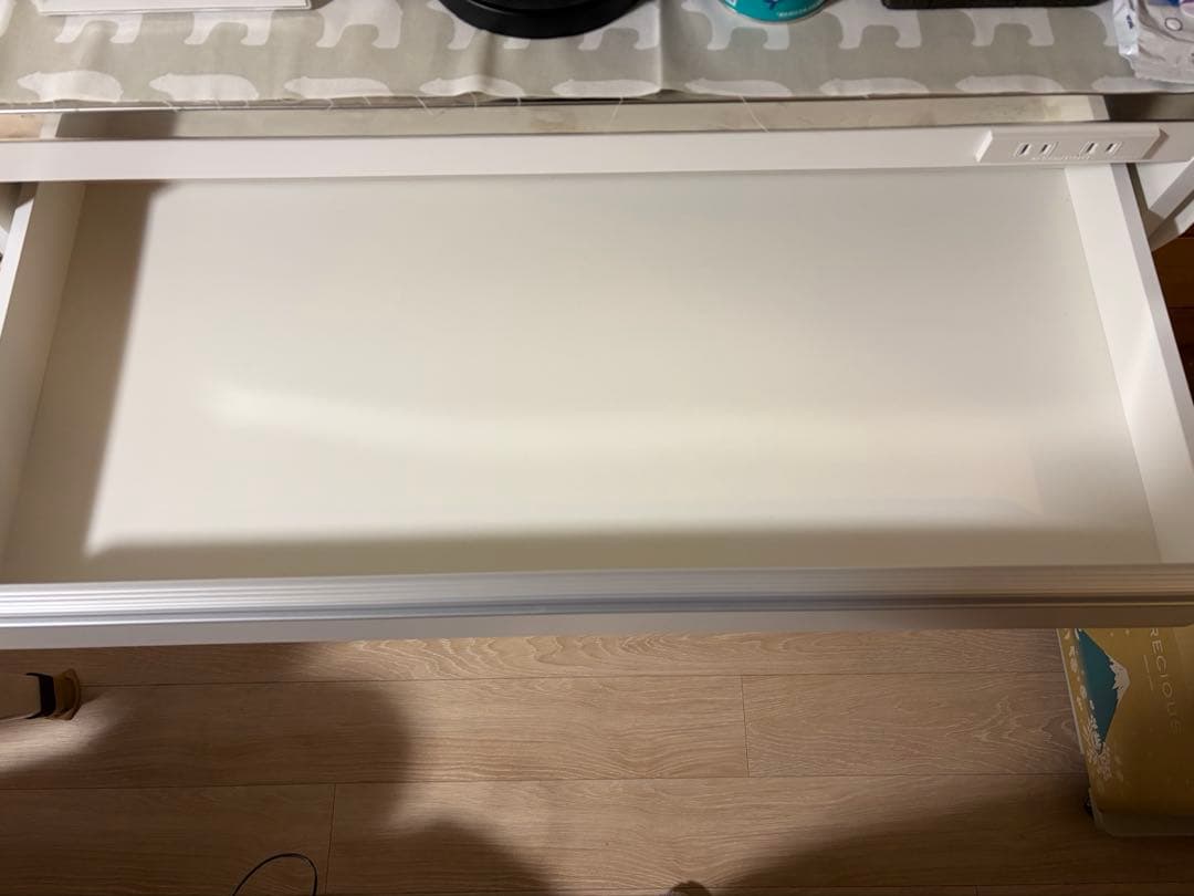 dinos ホワイト 4段引き出し収納 食器棚