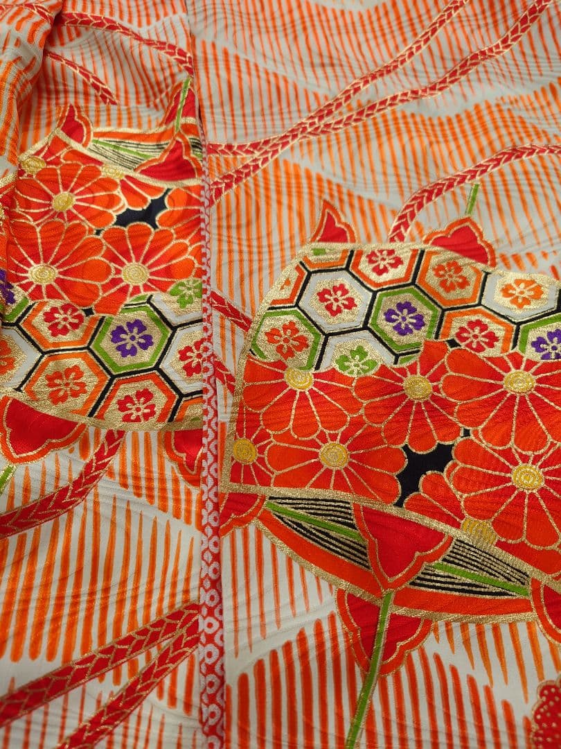 七五三　着物　筥迫セット　7歳　女の子　作り帯