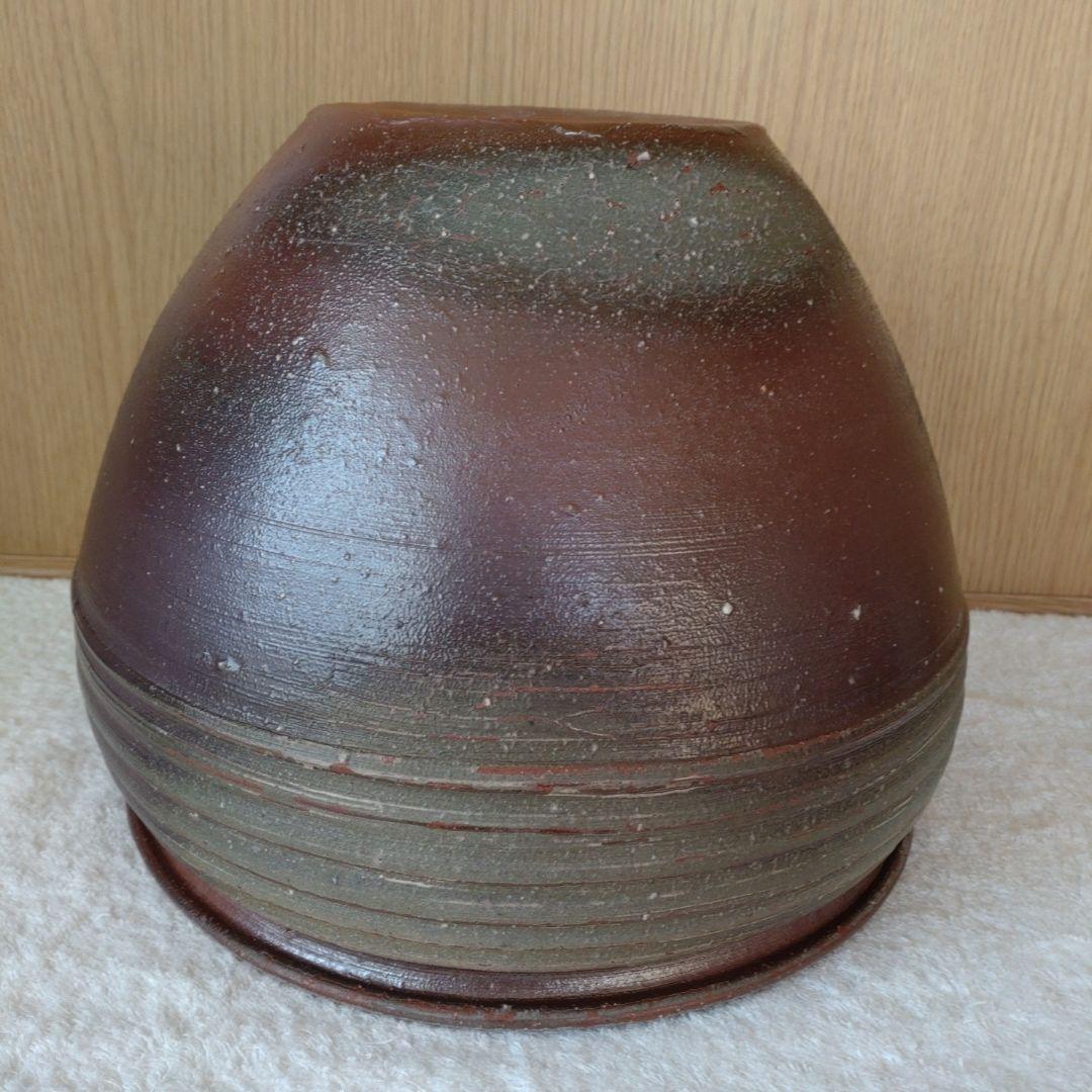 水瓶 備前焼 伊勢﨑競 無傷 無箱 割蓋付 - メルカリ