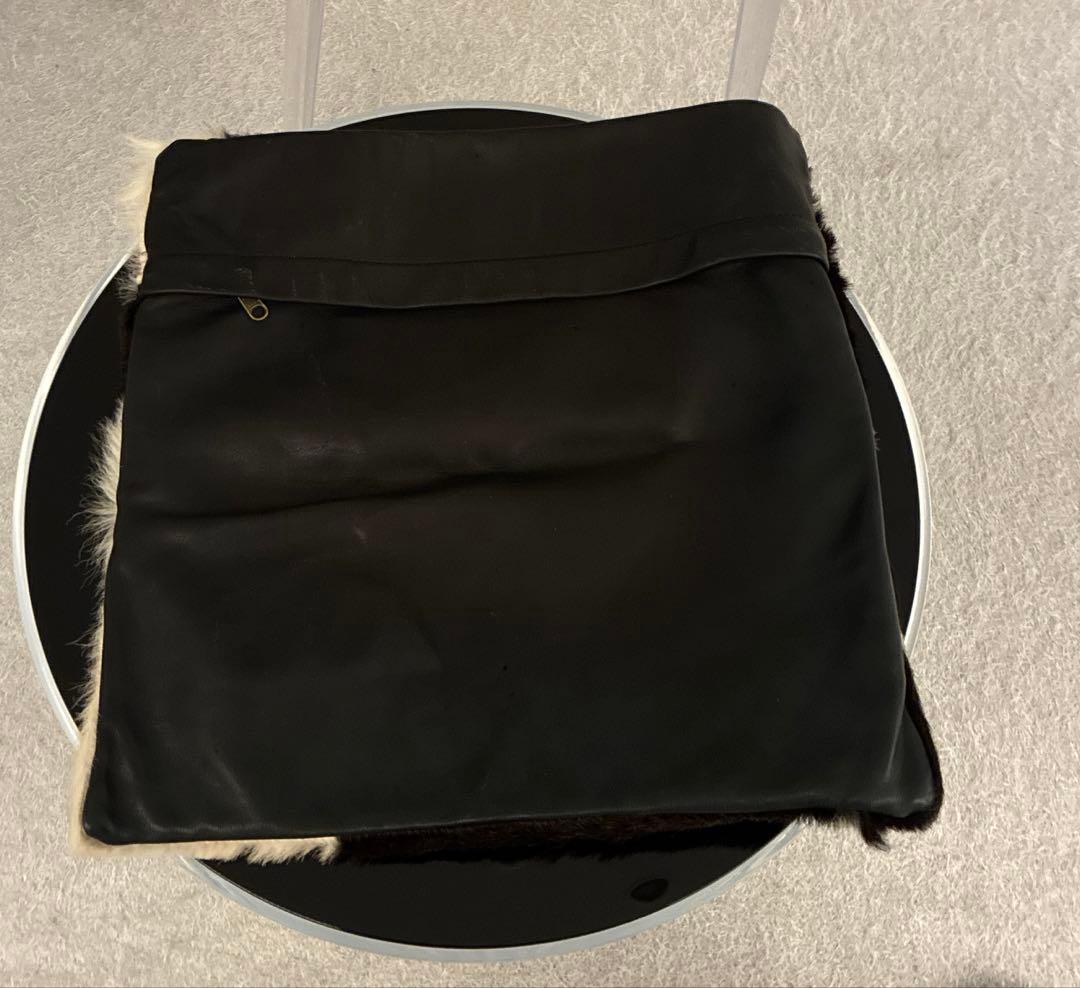 ハラコ　ポニー牛革クッションカバー