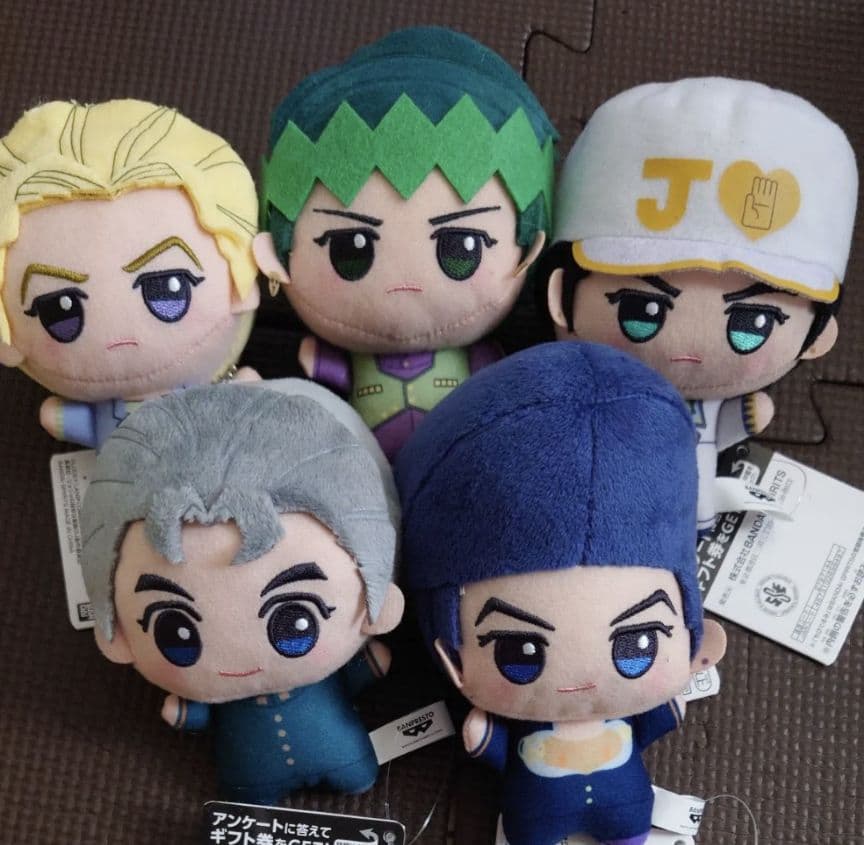 ジョジョの奇妙な冒険 ダイヤモンドは砕けない ちびぐるみ 5種類セット