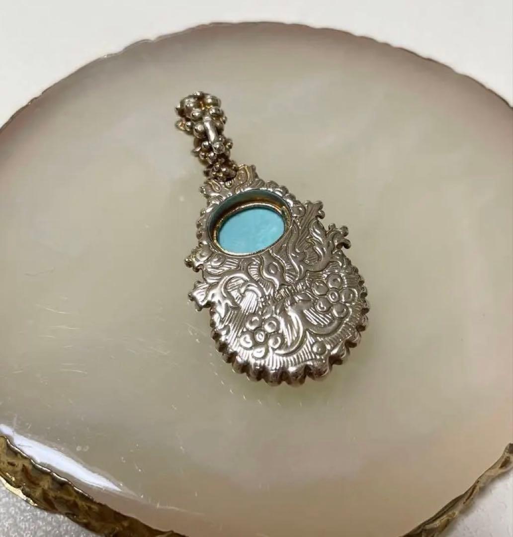 【最終値下げ】Stephen Dweck レインボーカルシリカブロンズペンダント