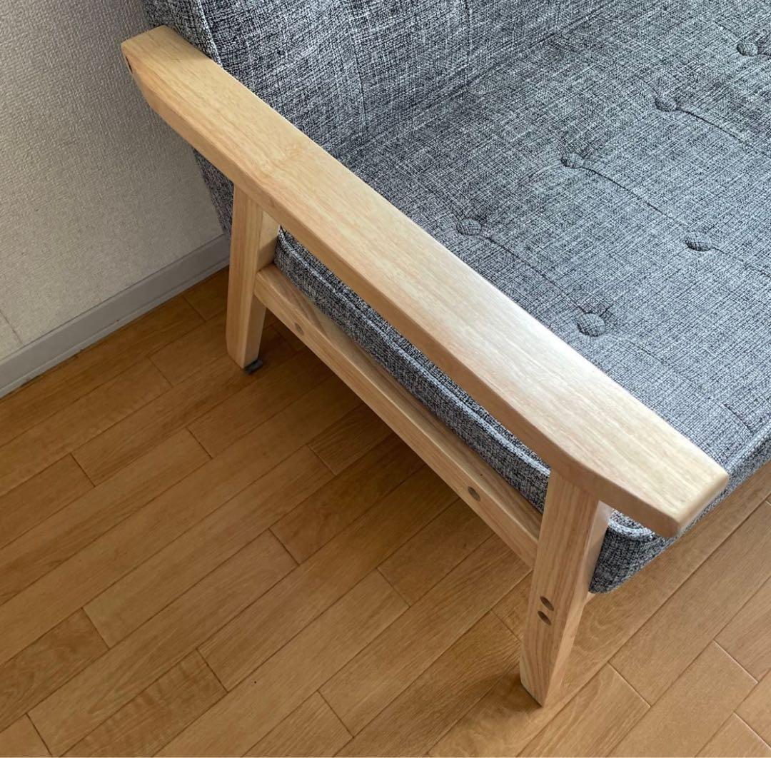 【引取のみ】カウチソファー 二人がけソファー