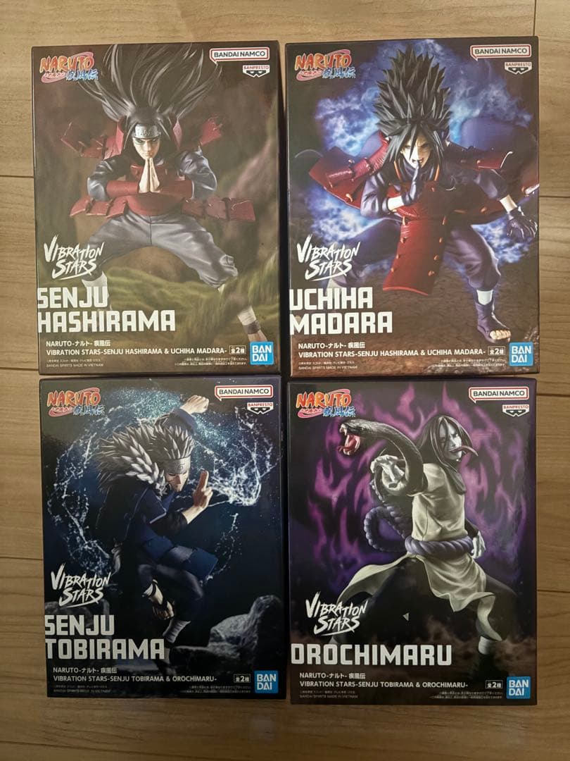 NARUTO ナルト疾風伝 VIBRATIONSTARS 柱間マダラ扉間大蛇丸 - メルカリ