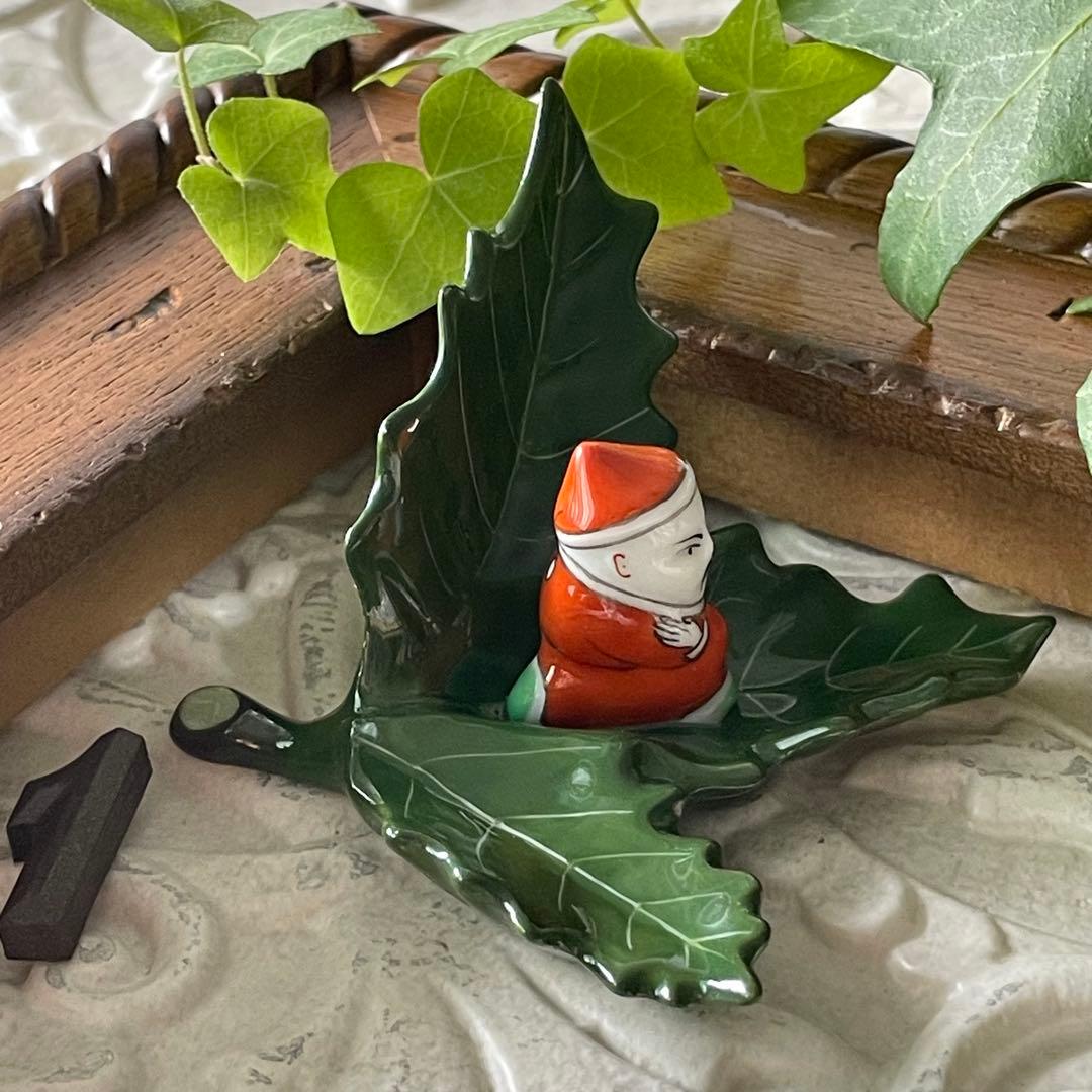 HEREND ヘレンド Xmasファンシースタンド サンタマンダリン　①