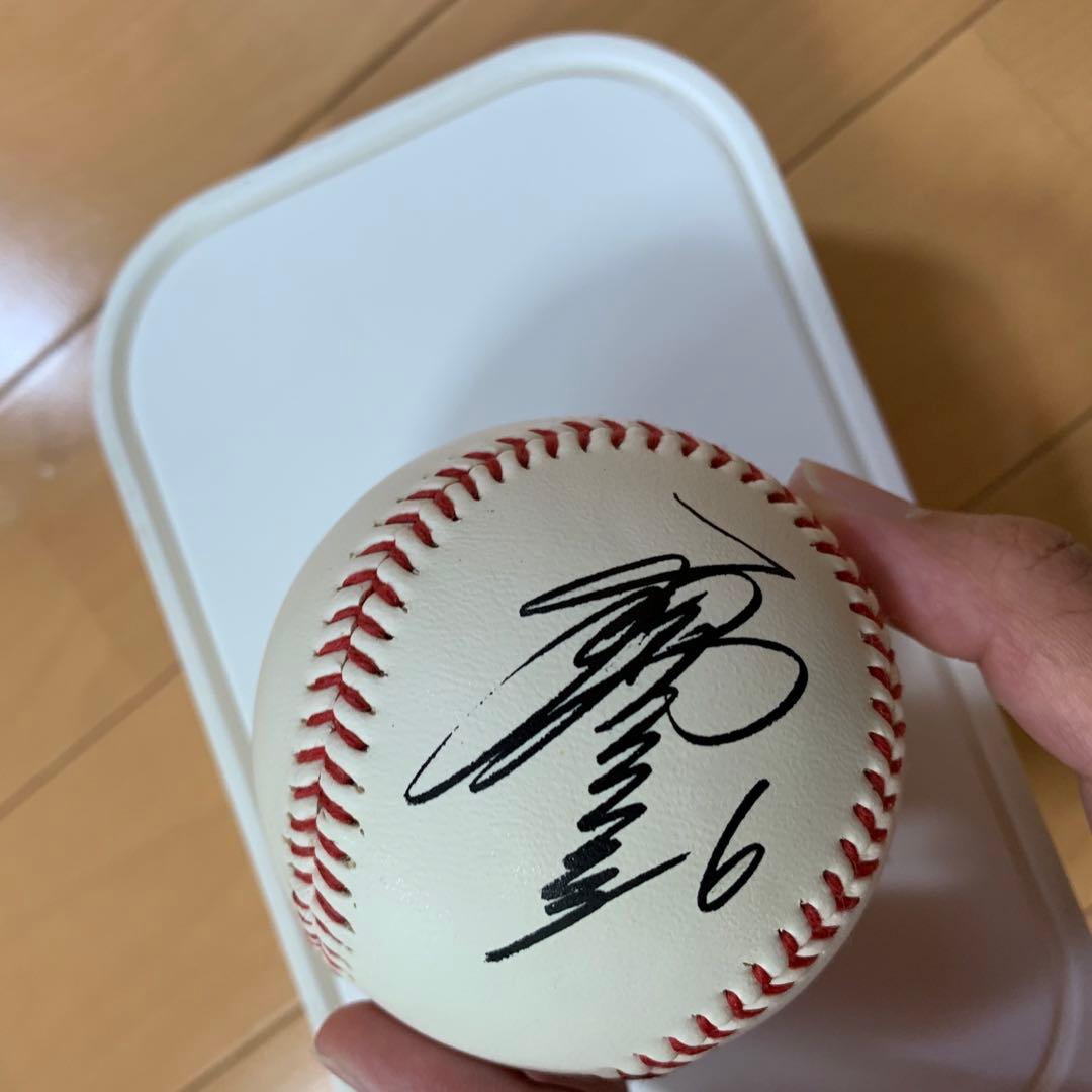 阪神タイガース サインボール 和田豊 背番号6番 - メルカリ