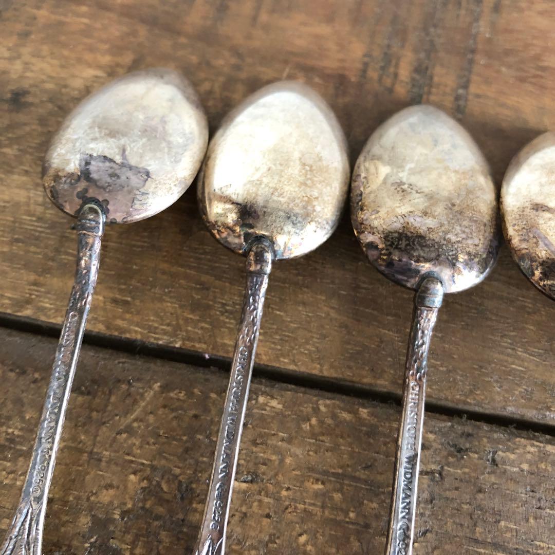 クリストフウィドマン　ヒルデスハイムローズ　スプーン6客　925シルバー　純銀製