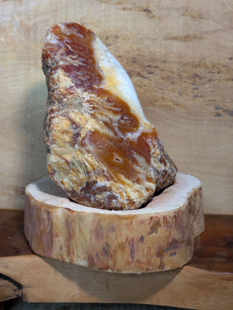 国産鉱物　花石瑪瑙　No.4　ビックサイズ！