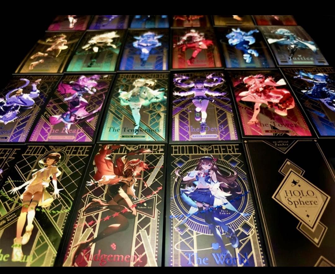 新品未開封】HOLO-SPHERE箔押しタロットカード 大アルカナ22枚セット