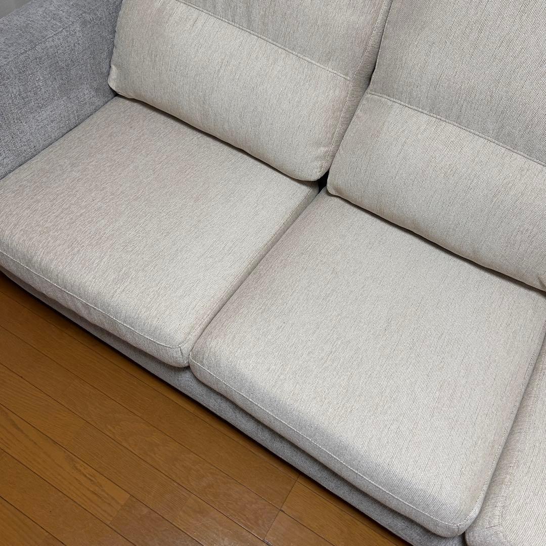 極美品✨引取25,000円引き　値下げ交渉可　定価１３万円　大川家具　３人掛け