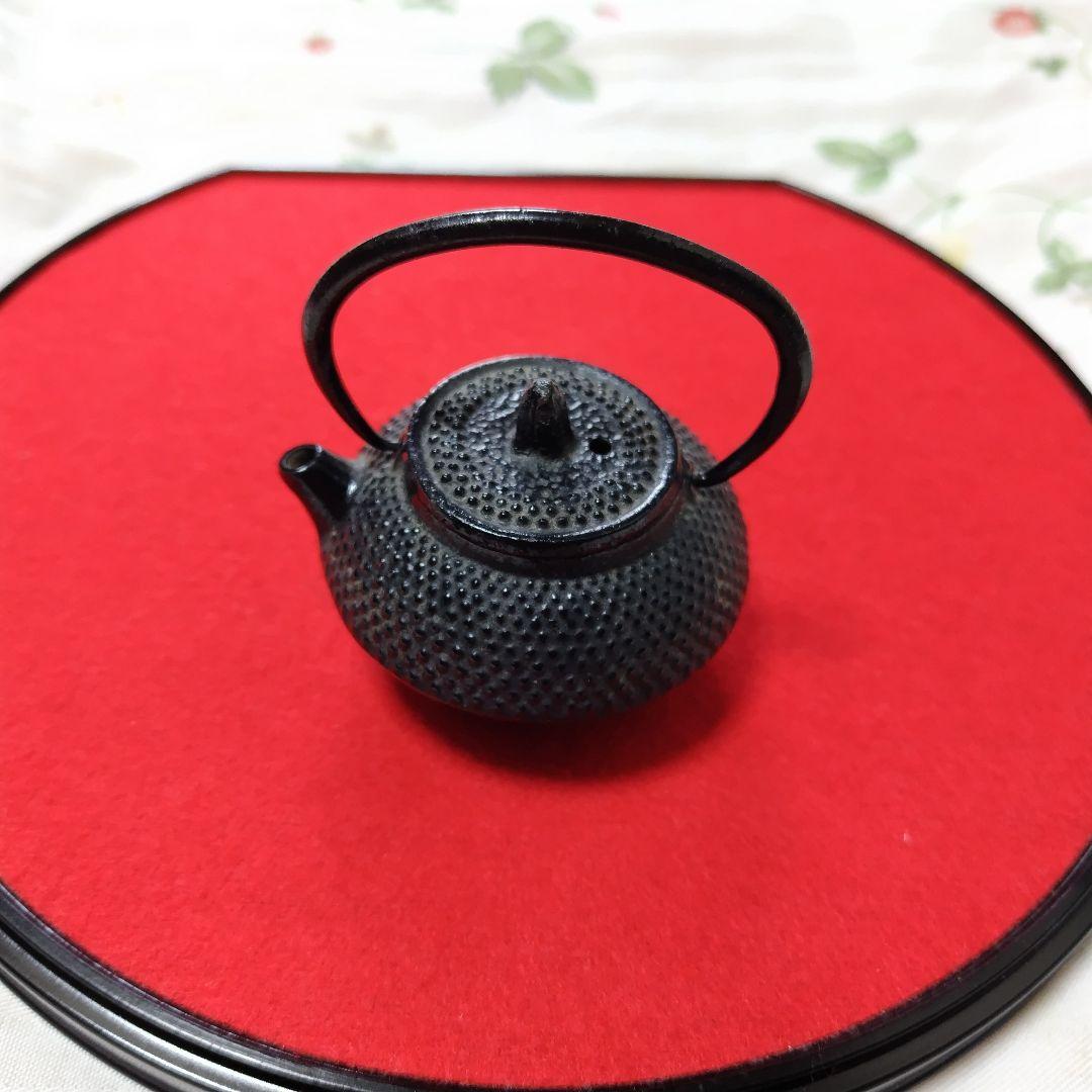 ☆専用☆南部鉄器 ミニ 鉄瓶 急須 五徳 トング ミニチュア 飾り物 置物