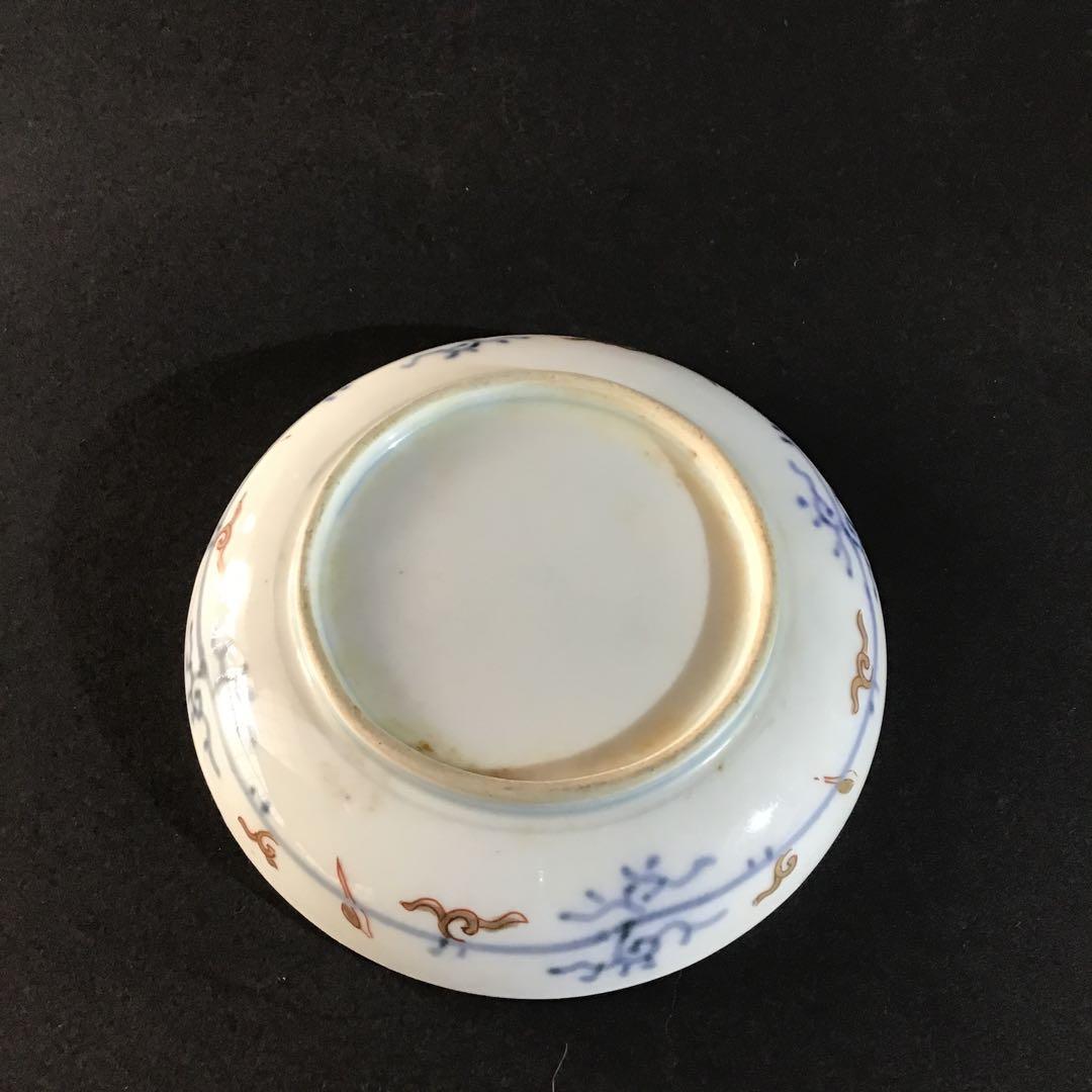 古伊万里　金彩色絵　　5客