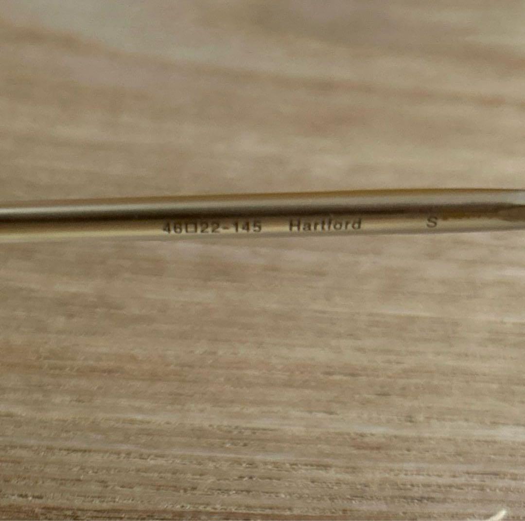 OLIVER PEOPLES　メガネ　Hartfordメタルフレームクリアレンズ