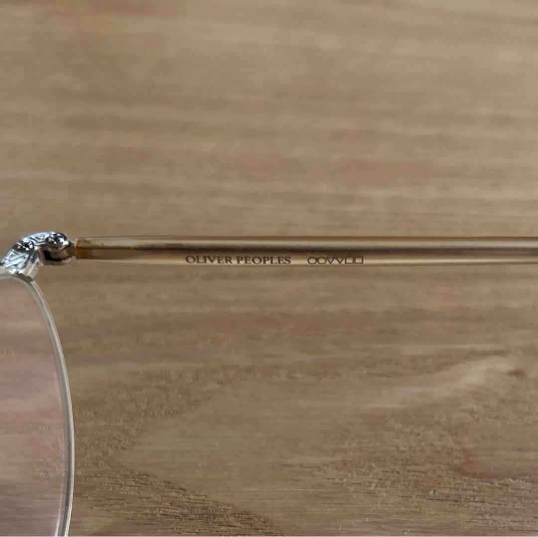 OLIVER PEOPLES　メガネ　Hartfordメタルフレームクリアレンズ