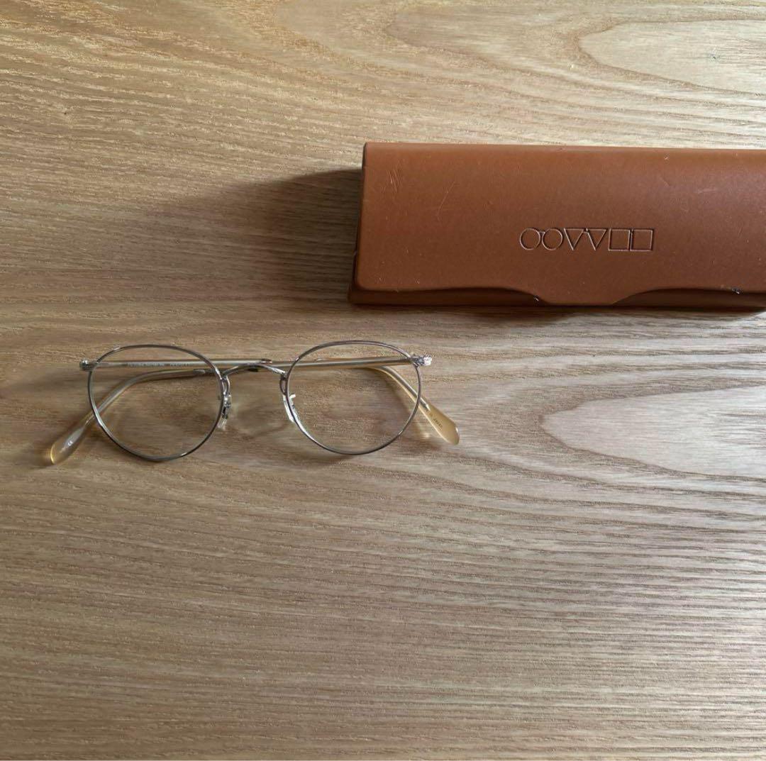 OLIVER PEOPLES　メガネ　Hartfordメタルフレームクリアレンズ