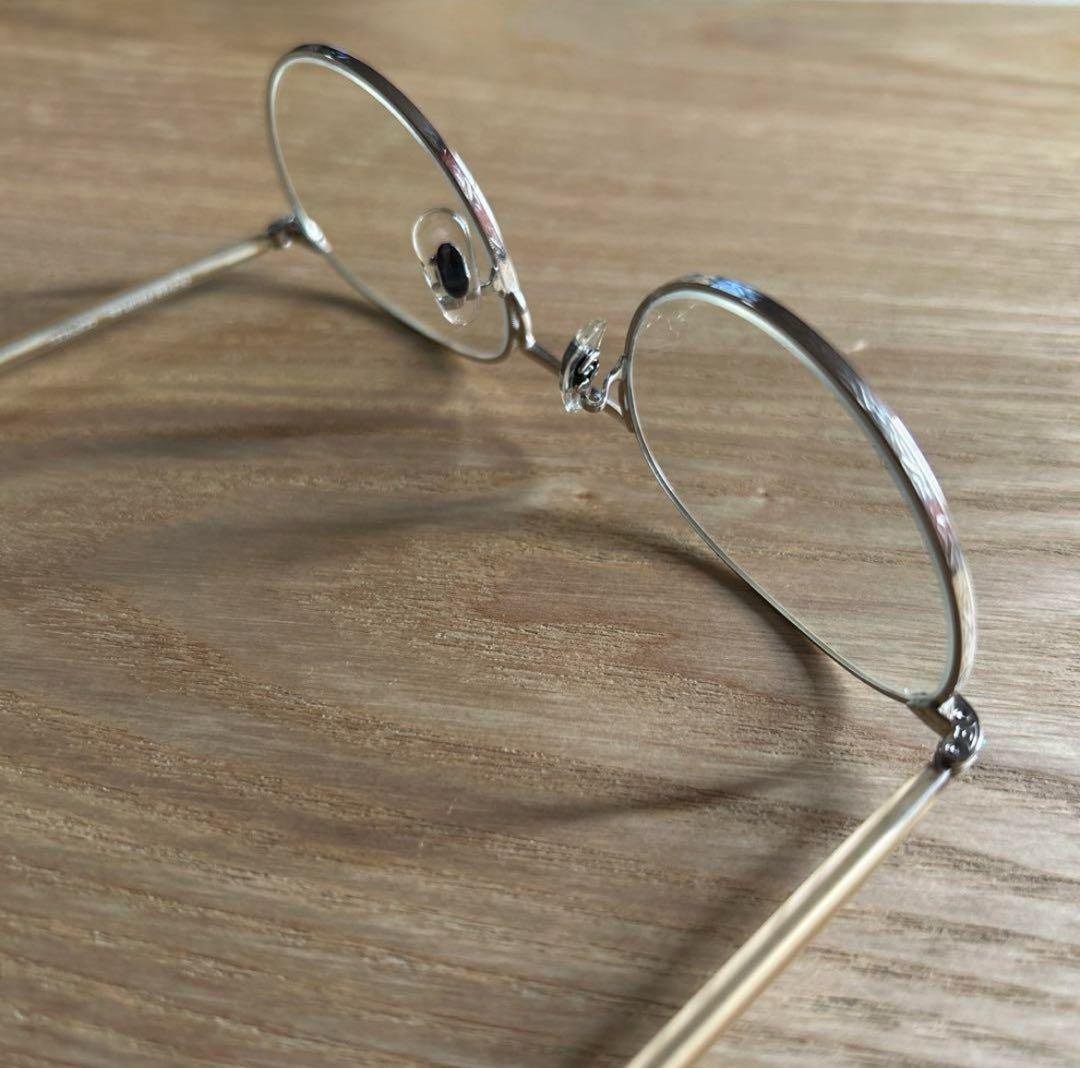 OLIVER PEOPLES　メガネ　Hartfordメタルフレームクリアレンズ