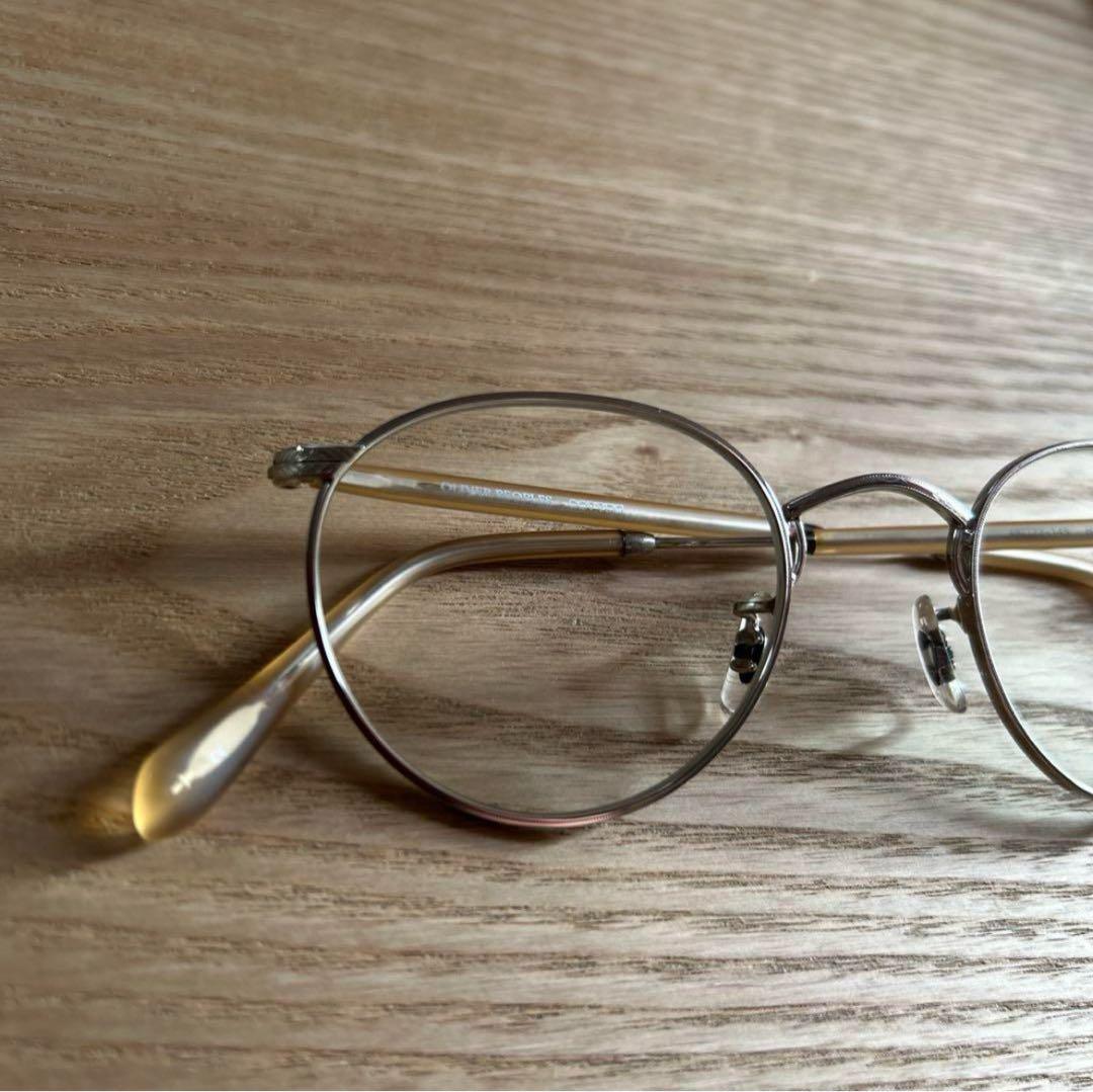 OLIVER PEOPLES　メガネ　Hartfordメタルフレームクリアレンズ