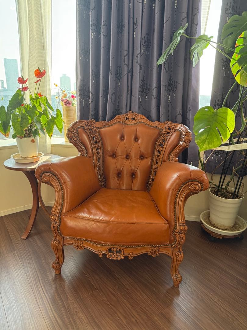 ソファー椅子 レザー