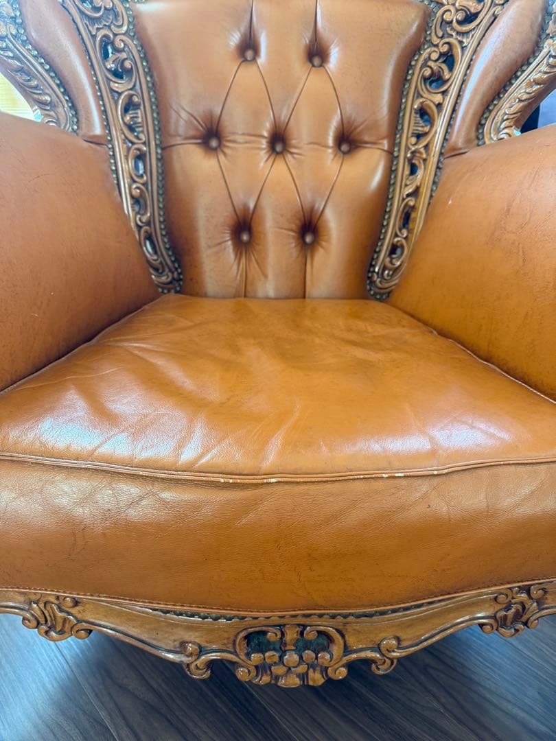 ソファー椅子 レザー