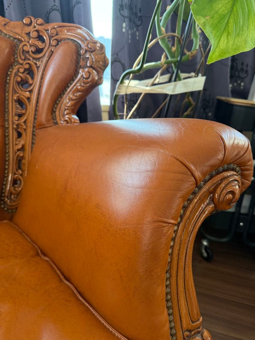 ソファー椅子 レザー