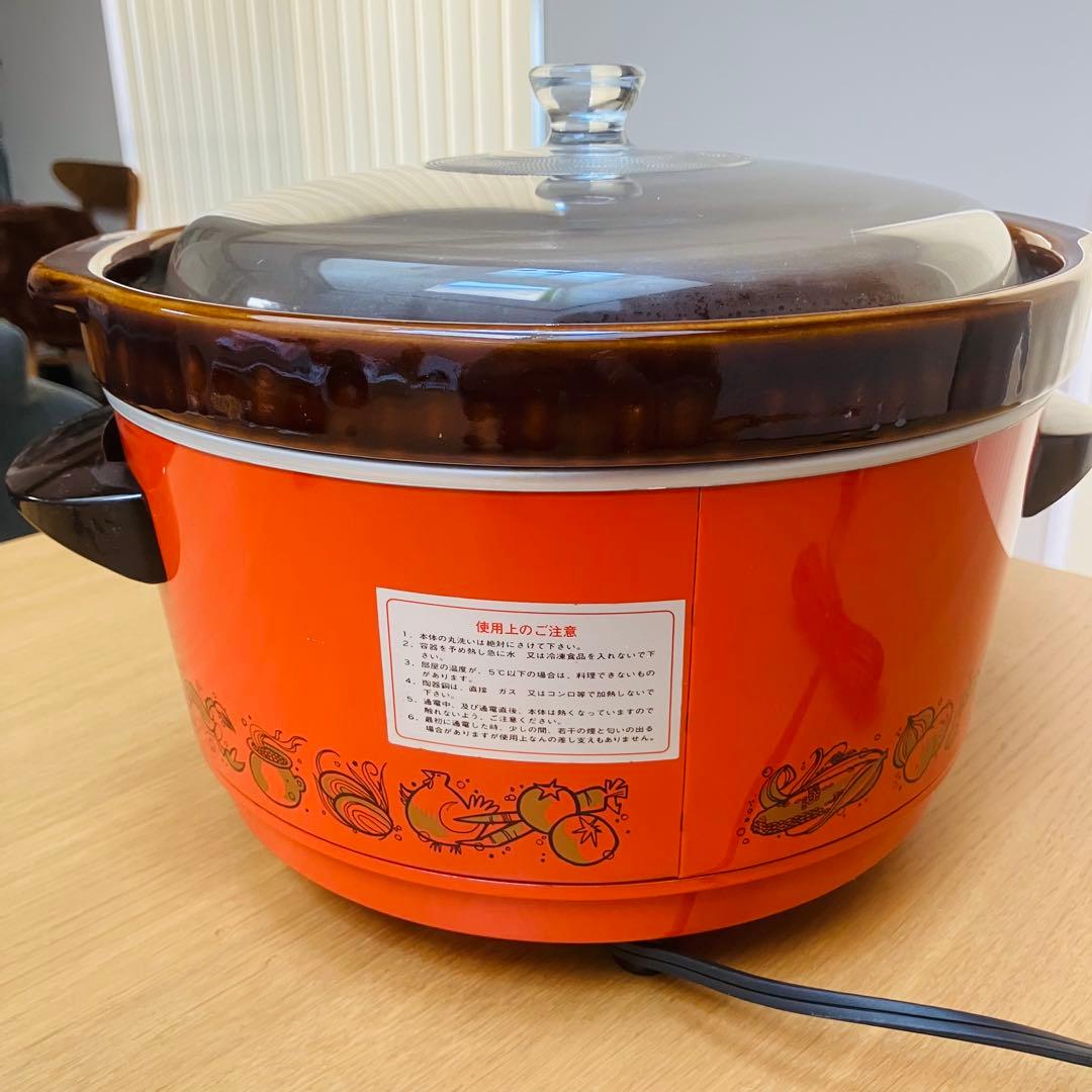 レア美品 クロックポット 4.05Ｌ クロッククッカー スロークッカー 電気鍋