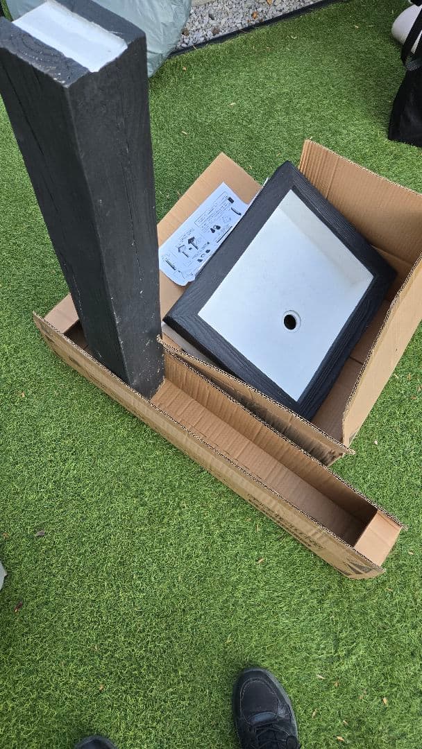 立水栓 カバー ガーデンパン FRP製 ネッビーア Liebe 新品未使用品