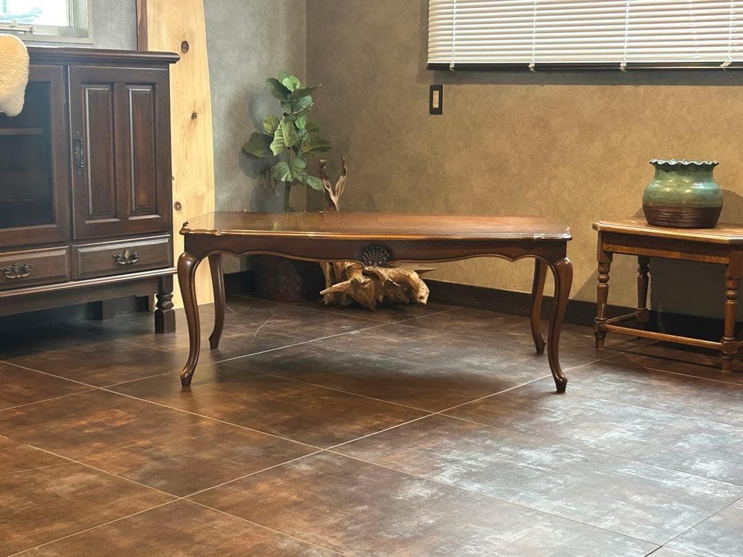 カリモク domani 猫脚　クラシック　ローテーブル　センターテーブル SG