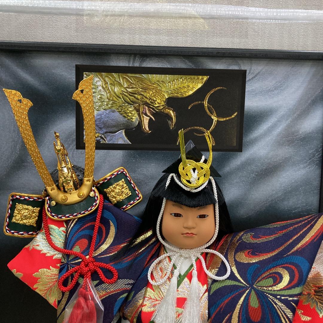 KS8 　美品！ 5月ケース人形　五月人形　5月飾りケース　ケース巾45㎝位