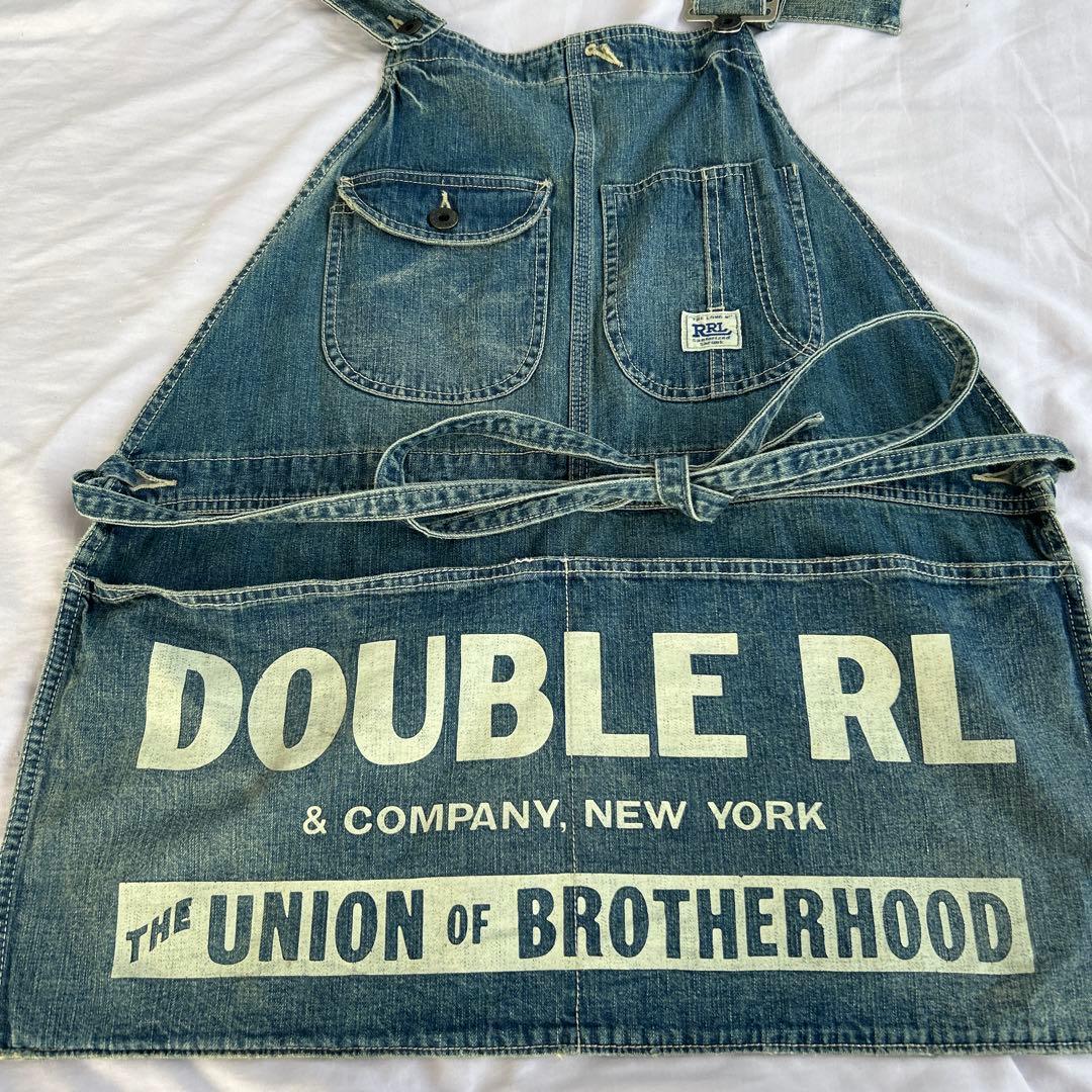 希少❗️DOUBLE RL RRL ダブルアールエル　デニムエプロン