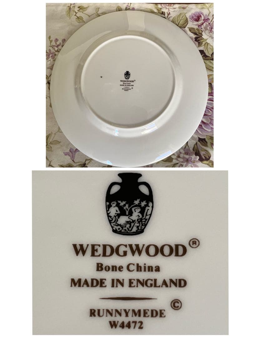 【黒壺美品】ウェッジウッド★ラニーミード★豪華なディナー皿 4枚