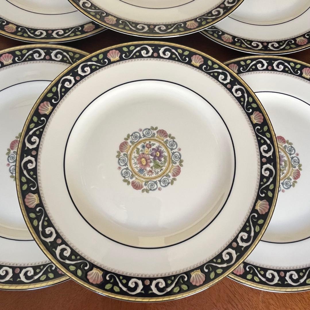【黒壺美品】ウェッジウッド★ラニーミード★豪華なディナー皿 4枚