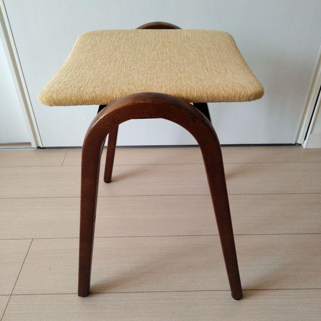 【張替え未使用品】秋田木工スタッキングスツール