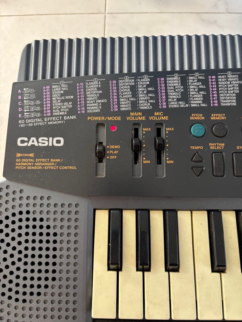 CASIO カシオ VA-10 キーボード 動作確認済み 当時物の通販はau PAY