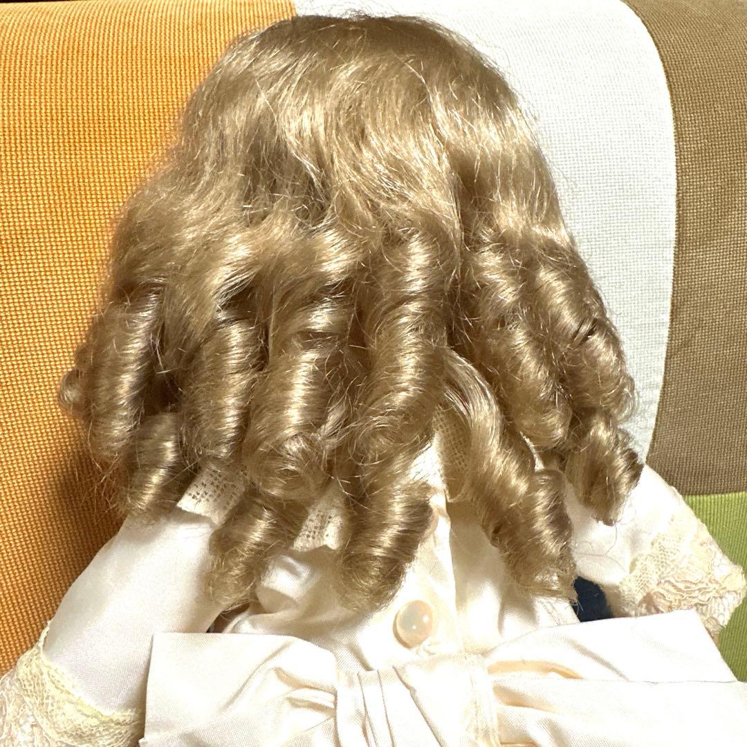 ビスクドール用 人毛ウィッグ フランス製