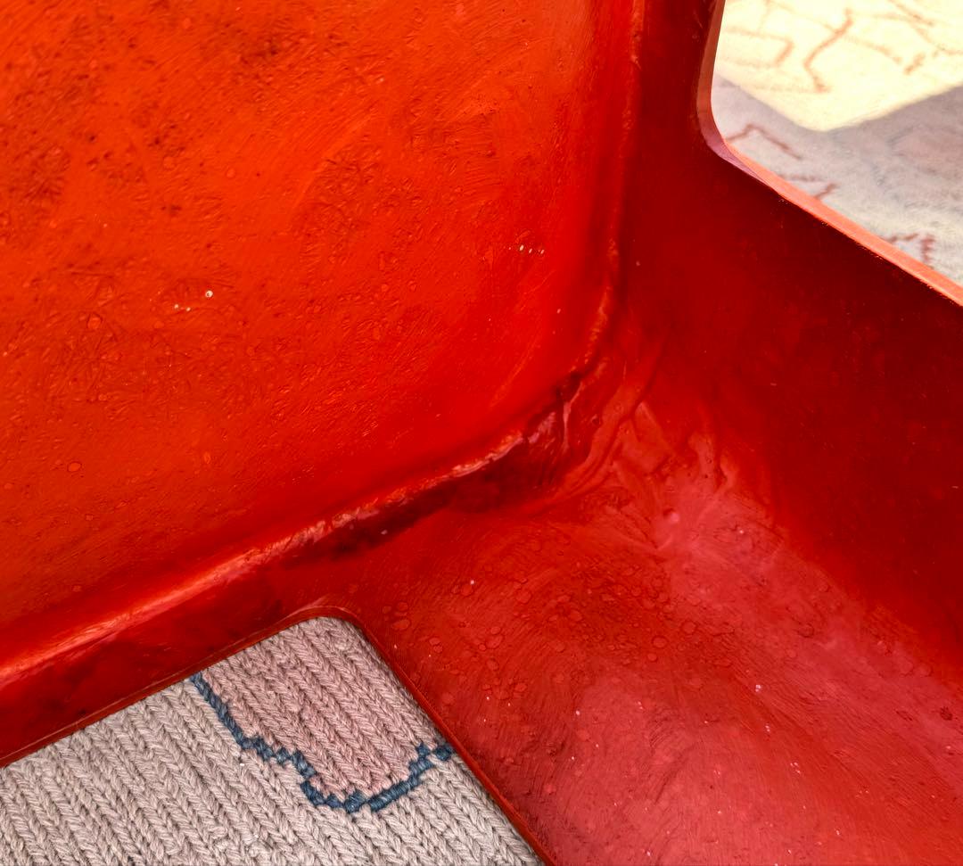 マリオ・ベリーニ アマンタ テーブル 赤 B&B Italia ヴィンテージ