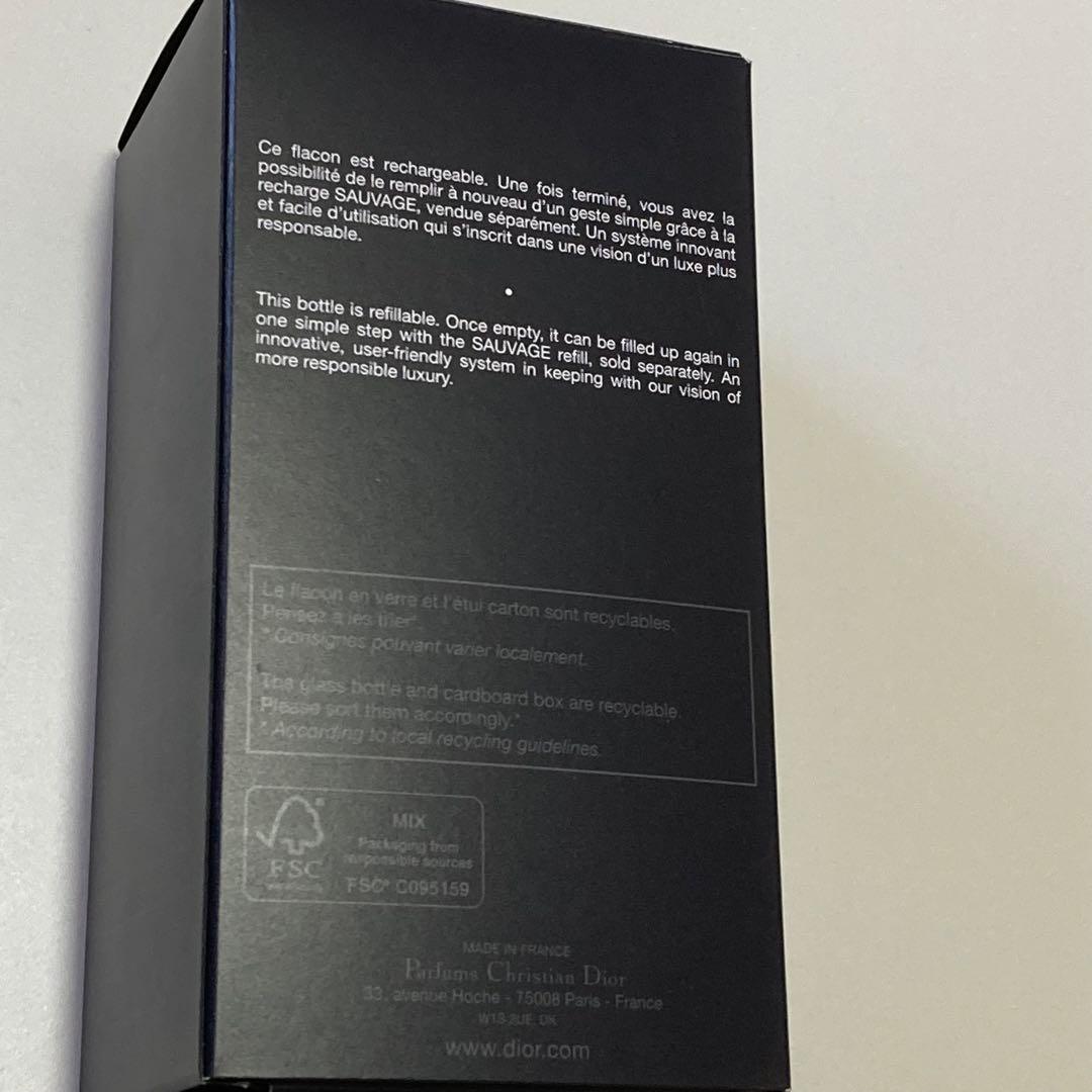 Dior sauvage ソヴァージュ オードゥトワレ 100ml 正規品