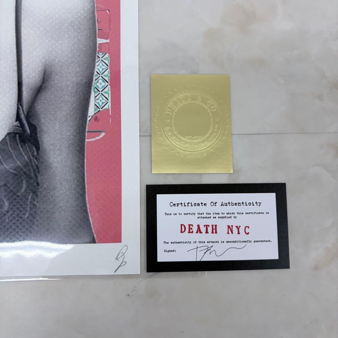 DEATH NYC マリリンモンロー 世界限定100枚 現代アート 直筆サイン