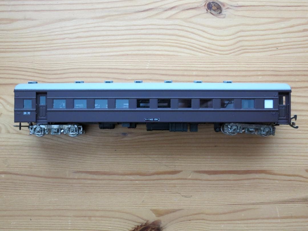 カツミ　HOゲージ　スハフ42　茶