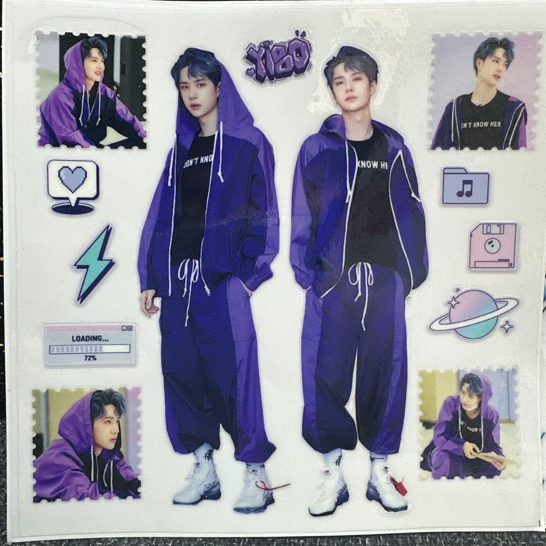 8枚セット】15×15cm王一博 転写ステッカー 耐油 防水ステッカー0214