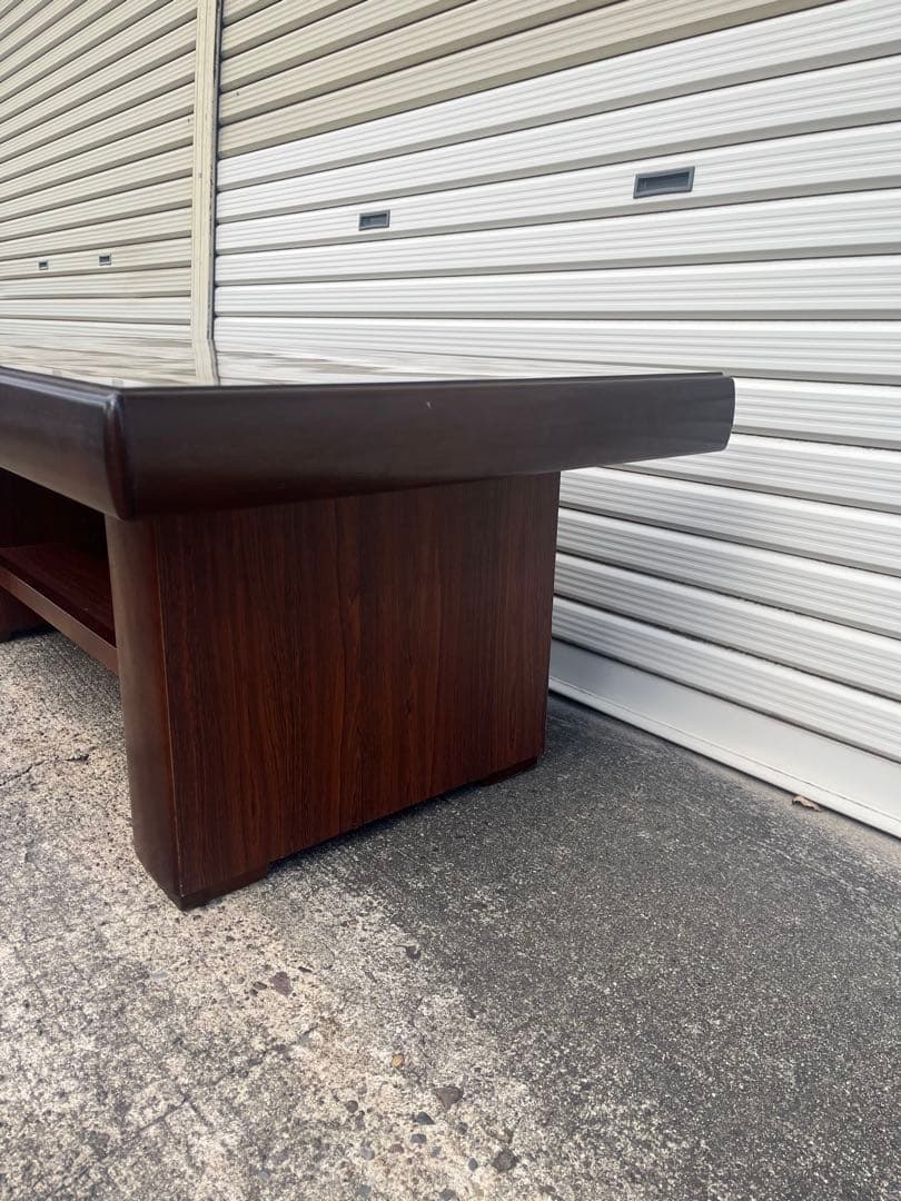 レトロ オールドカリモク センターテーブル 大理石調 カリモク レトロ家具