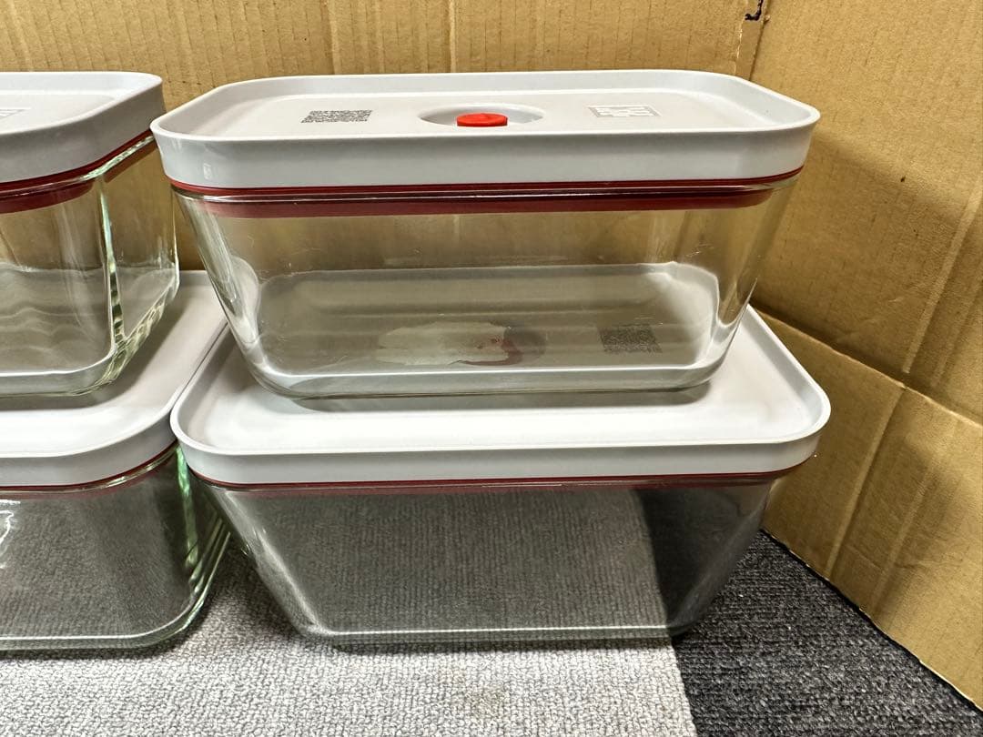ZWILLING ツヴィリング 真空保存ポンプ＆コンテナ5個セット