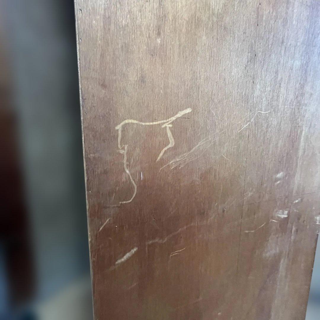 昭和レトロ 食器棚 ガラス戸 キャビネット 収納棚 飾り棚 古家具