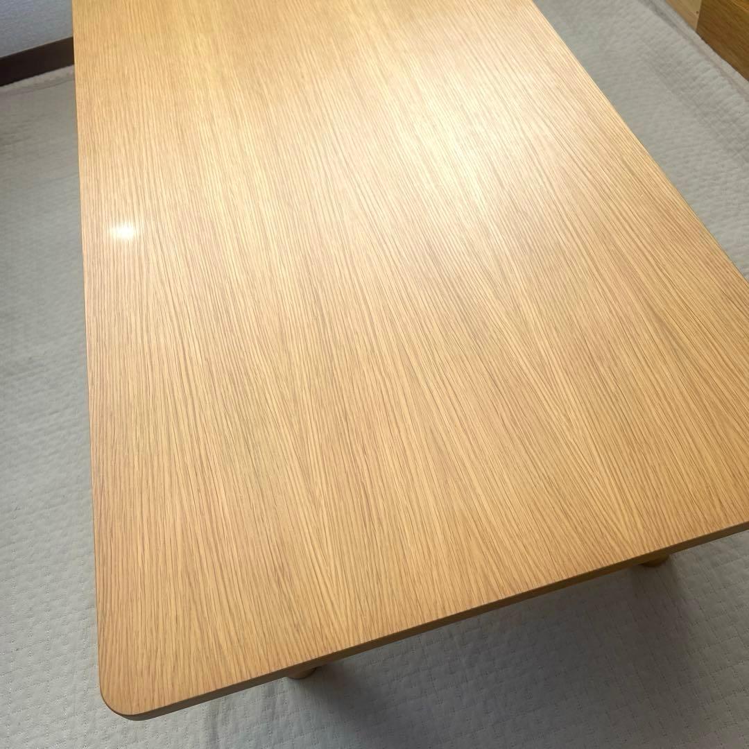 無印良品 木製ローテーブル オーク材 机 テーブル 天然木